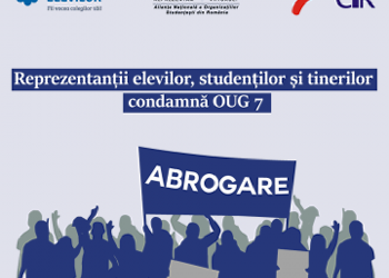 Studenții și elevii iau atitudine împotriva PSDragnea. Vineri vor protesta și vor cere abrogarea OUG 7