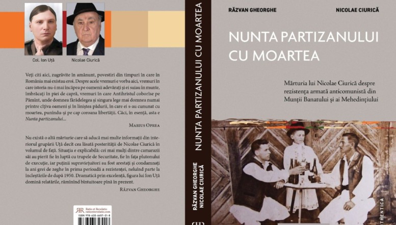 Volumul memorialistic ”Nunta partizanului cu moartea” va fi lansat la Iași, sâmbătă 1 martie, la Muzeul Unirii. O descindere inedită în interiorul organizației colonelului Ion Uță, cea mai ofensivă grupare de rezistență armată din România dezmembrată, ocupată și comunizată de tancuri rusești. Vă așteptăm!