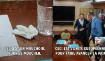 Ați văzut clipul în baza căruia s-a pretins că președintele Macron ar ascunde o pungă de cocaină? Președinția franceza vine cu explicații și denunță o dezinformare